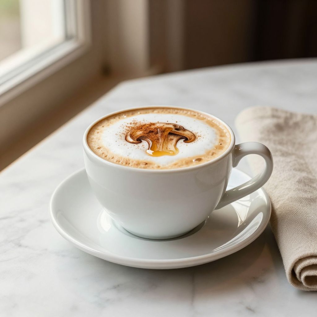 Mushroom Coffee Drink