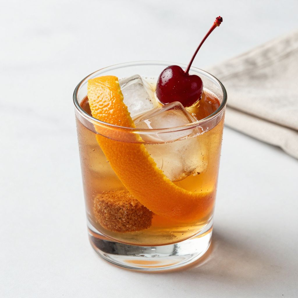 Non-Alcoholic Old Fashioned Garnish