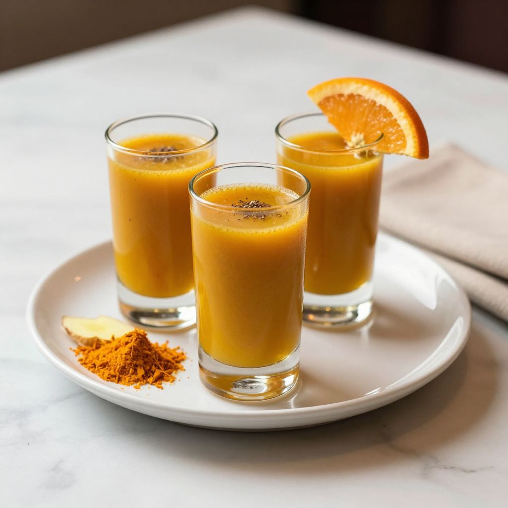 Orange Ginger Turmeric Shot