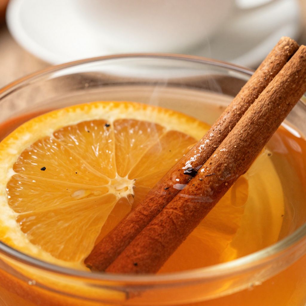 Orange Tang Spiced Tea in a mug
