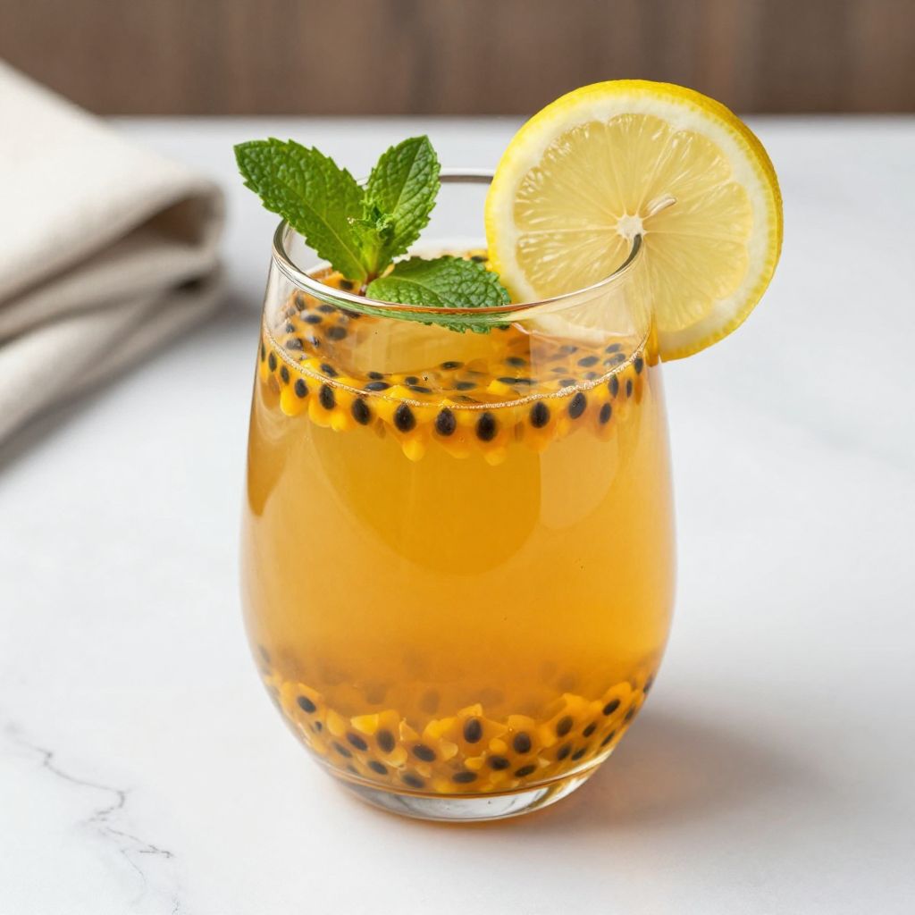 Glass of Passion Fruit Tea