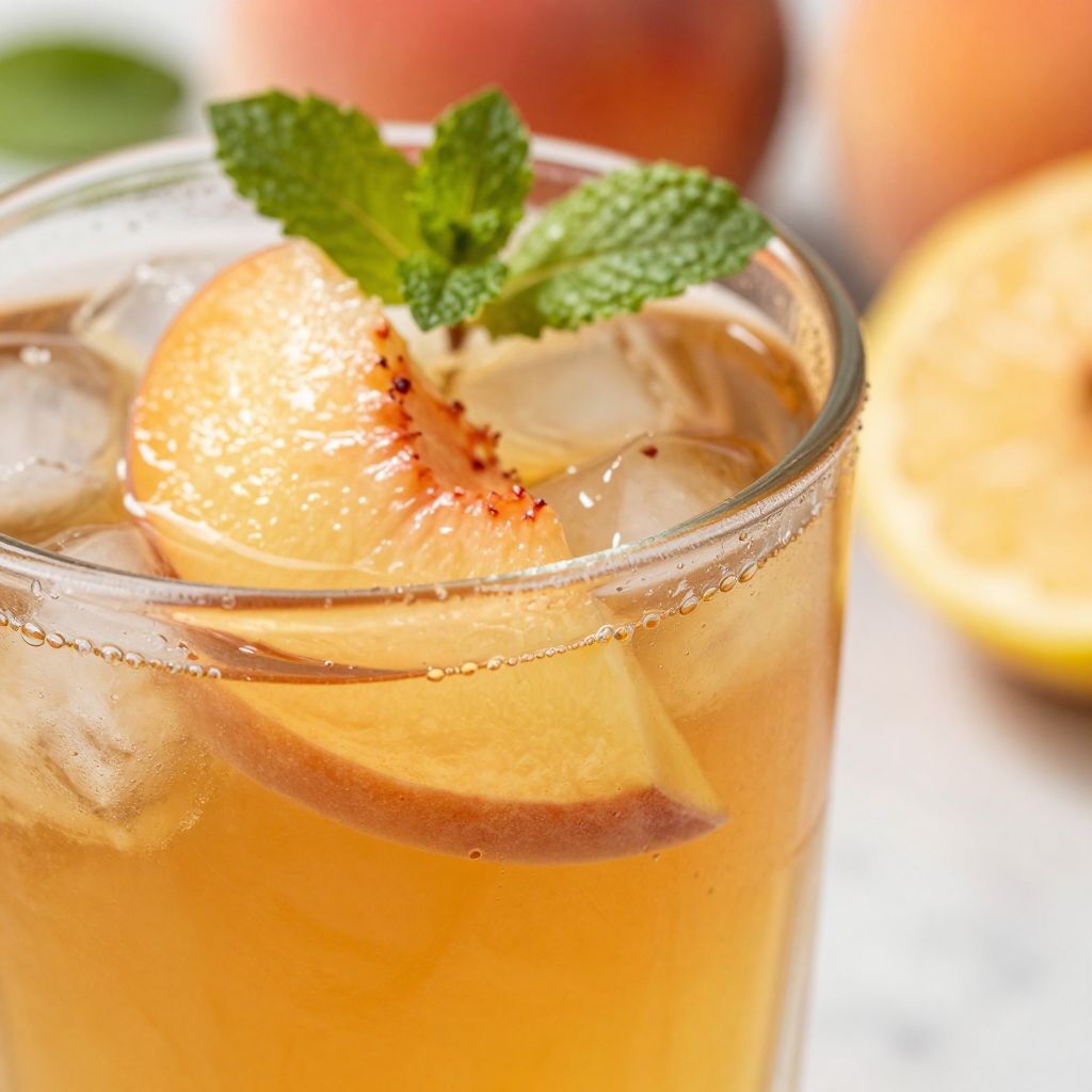 Making Peach Tea