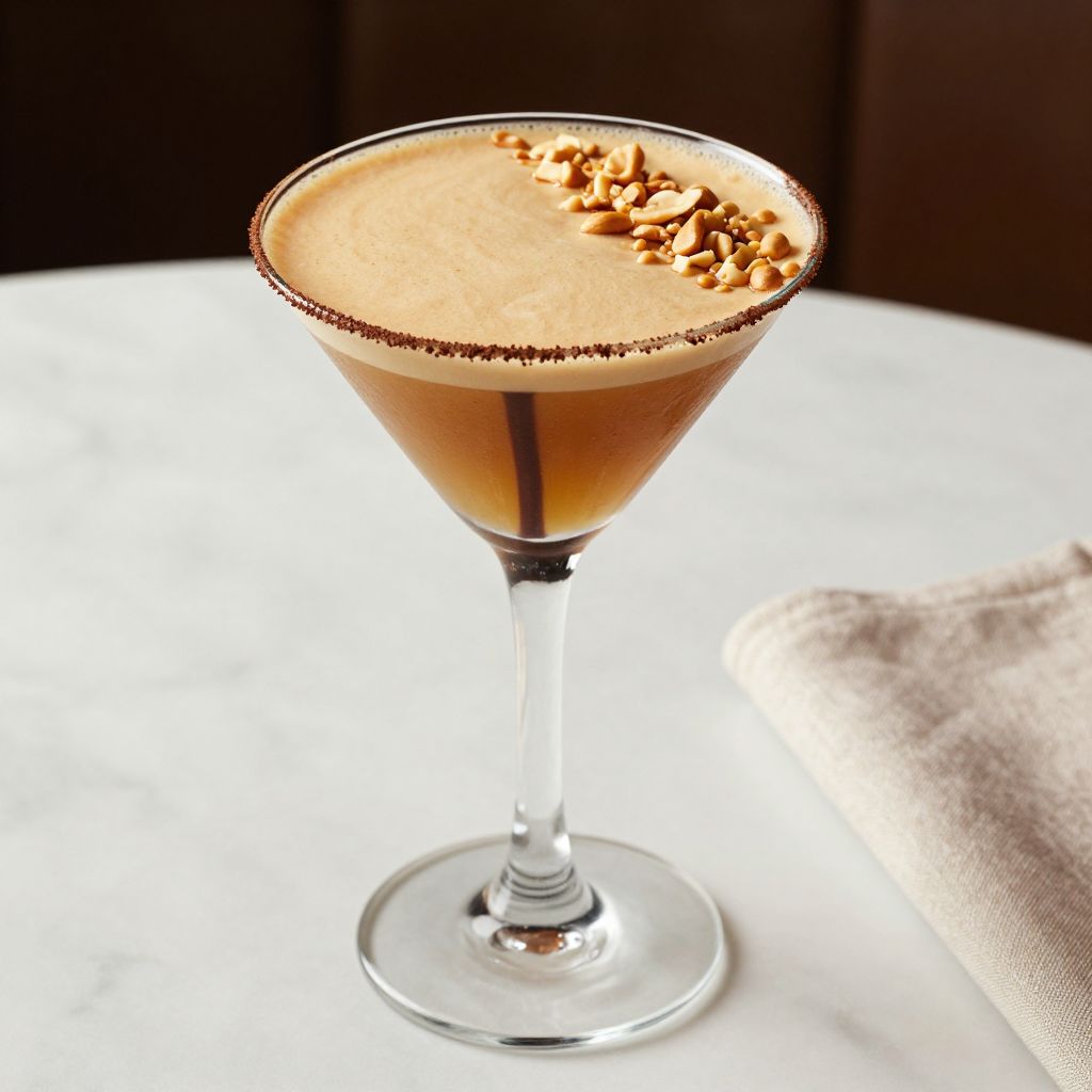 Peanut Butter Martini Final Drink