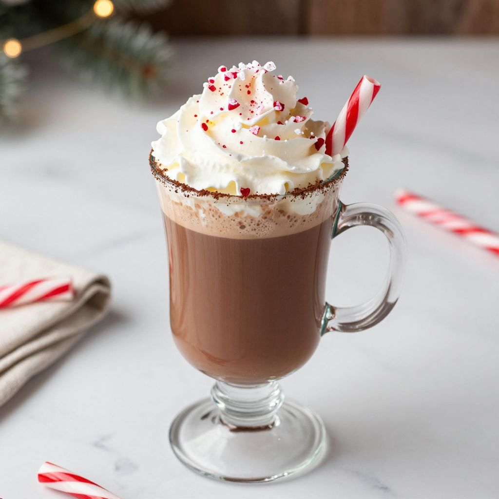 Peppermint Patty Drink serving suggestion