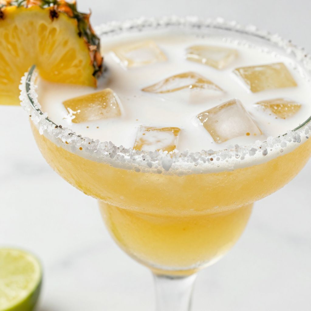 Pineapple Coconut Margarita preparation steps image
