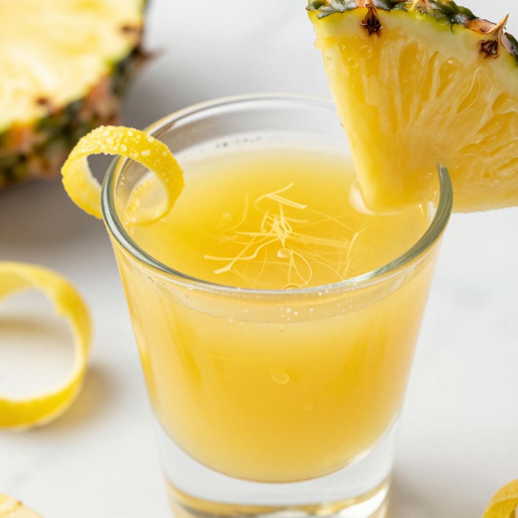 Pineapple Ginger Shot preparation