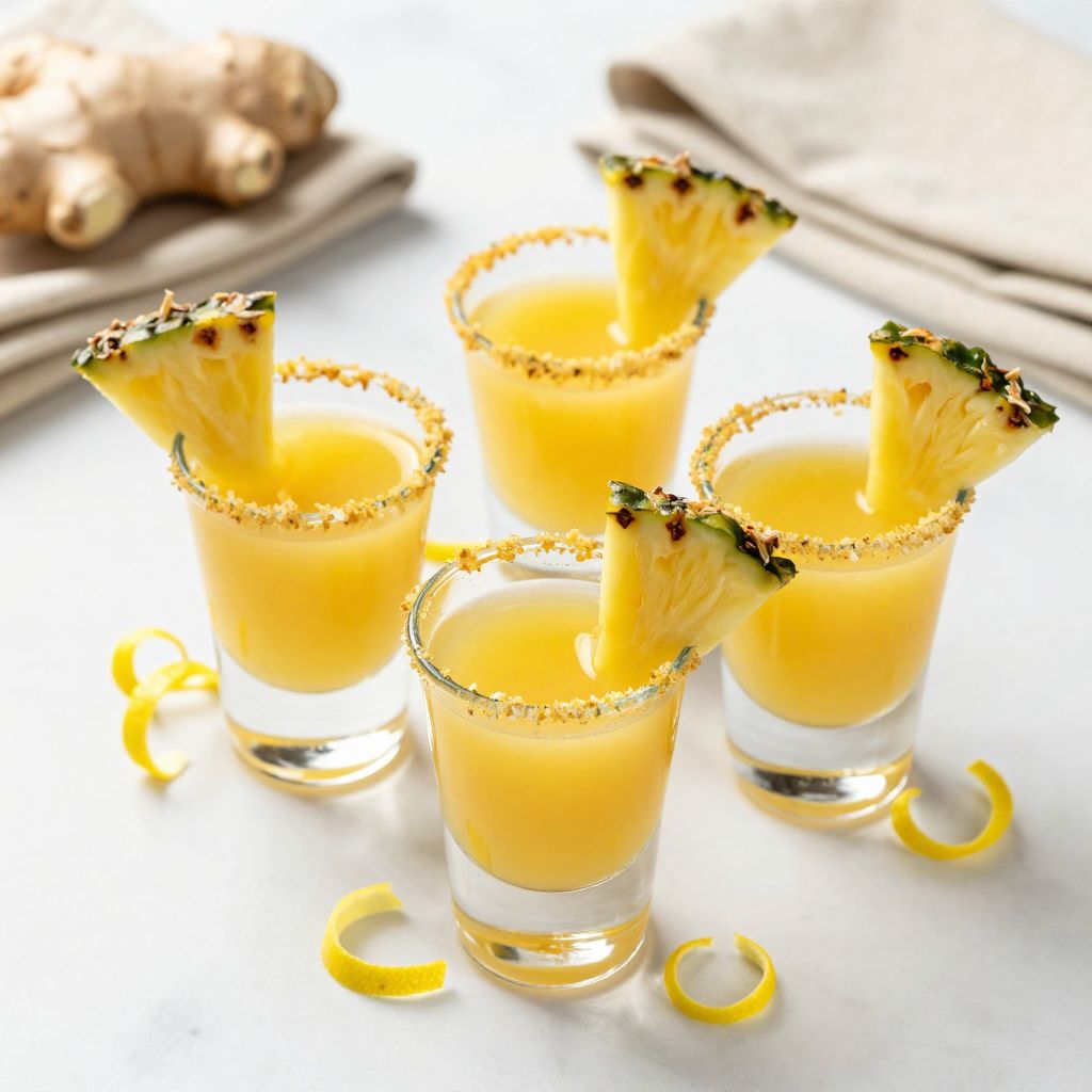 Pineapple Ginger Shot serving