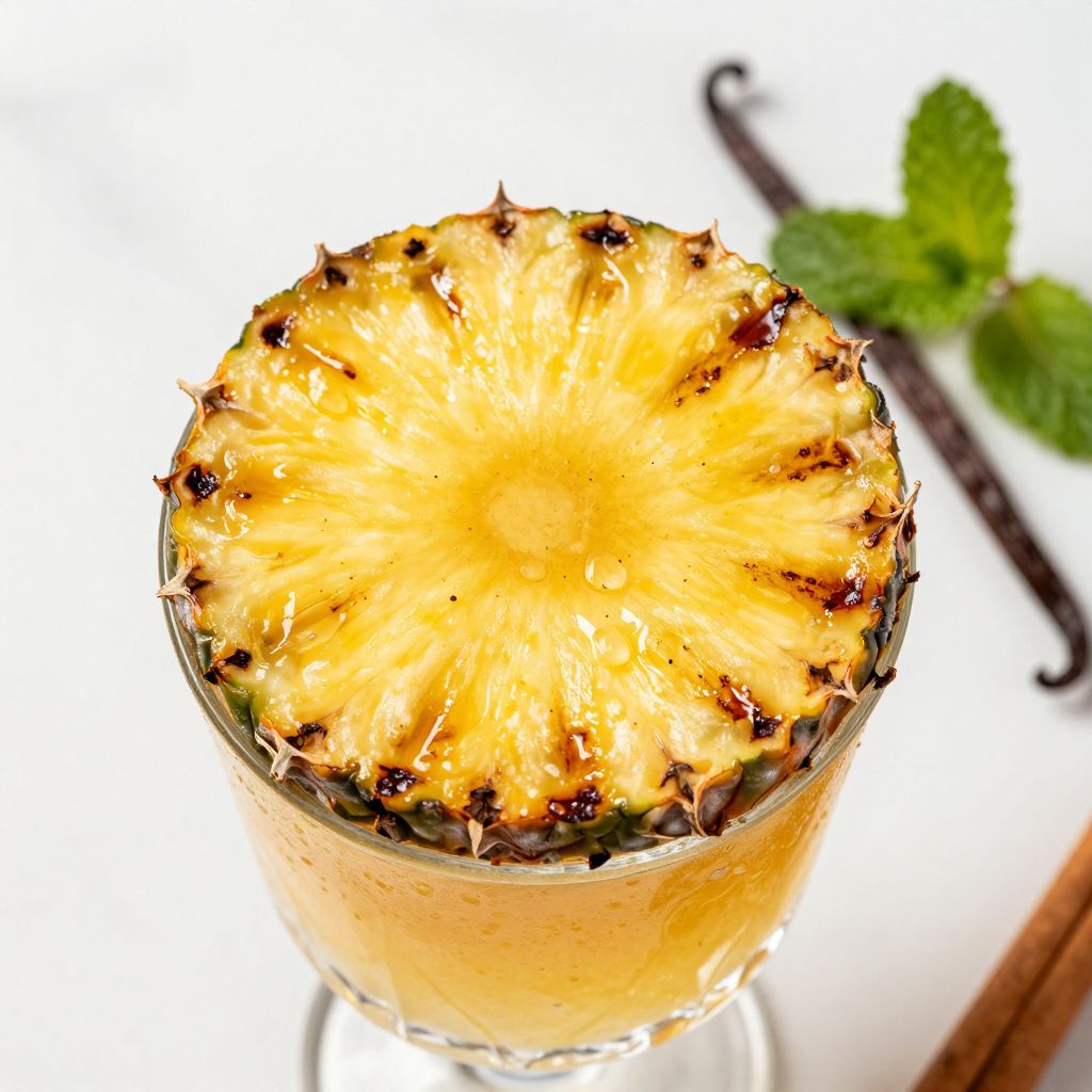 Pineapple moonshine infusion in jars