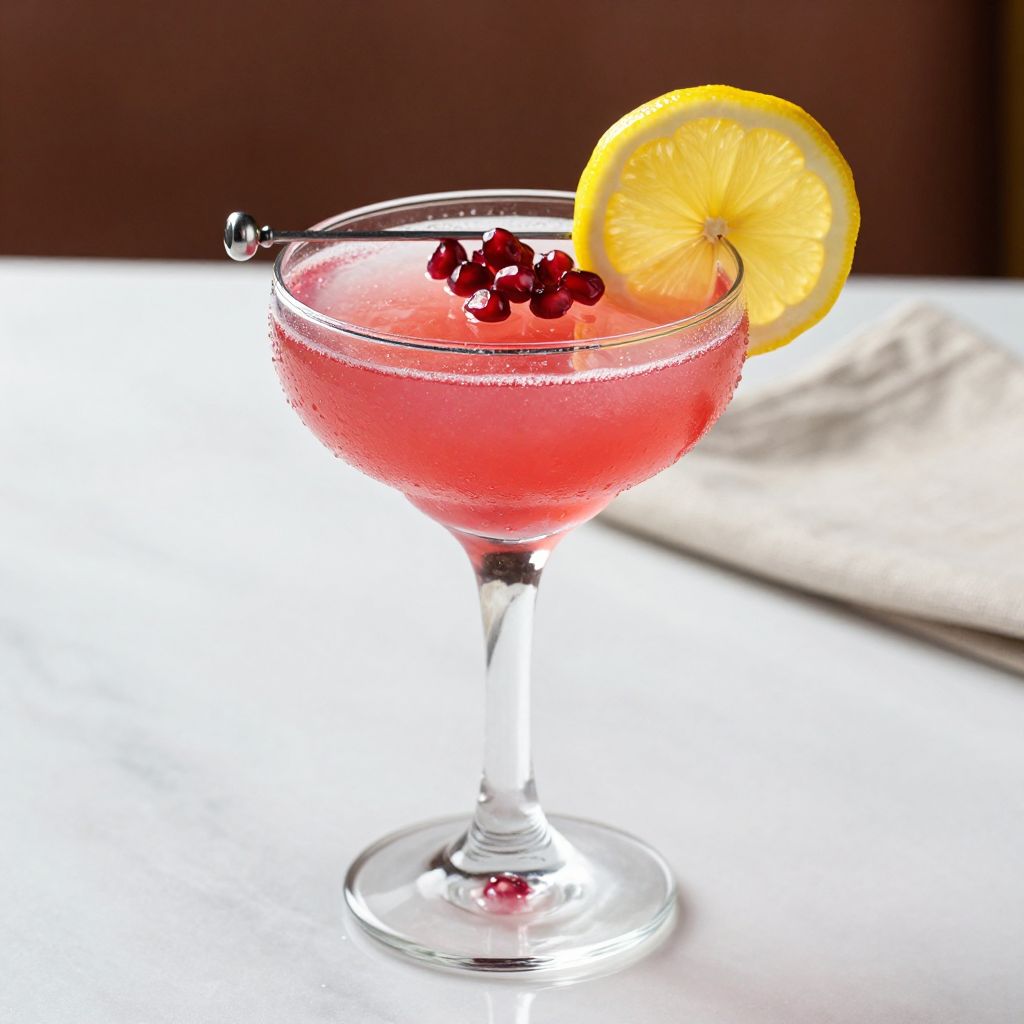 Pomegranate Lemonade Serving