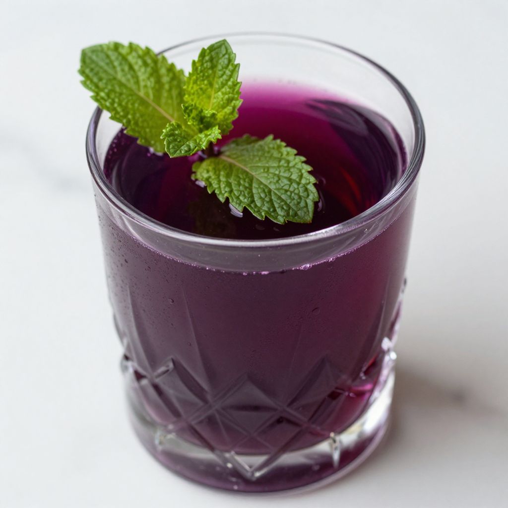 Purple Cabbage Juice Preparation