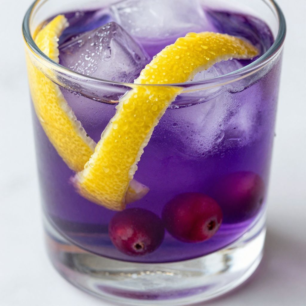 Purple Rain Cocktail Steps