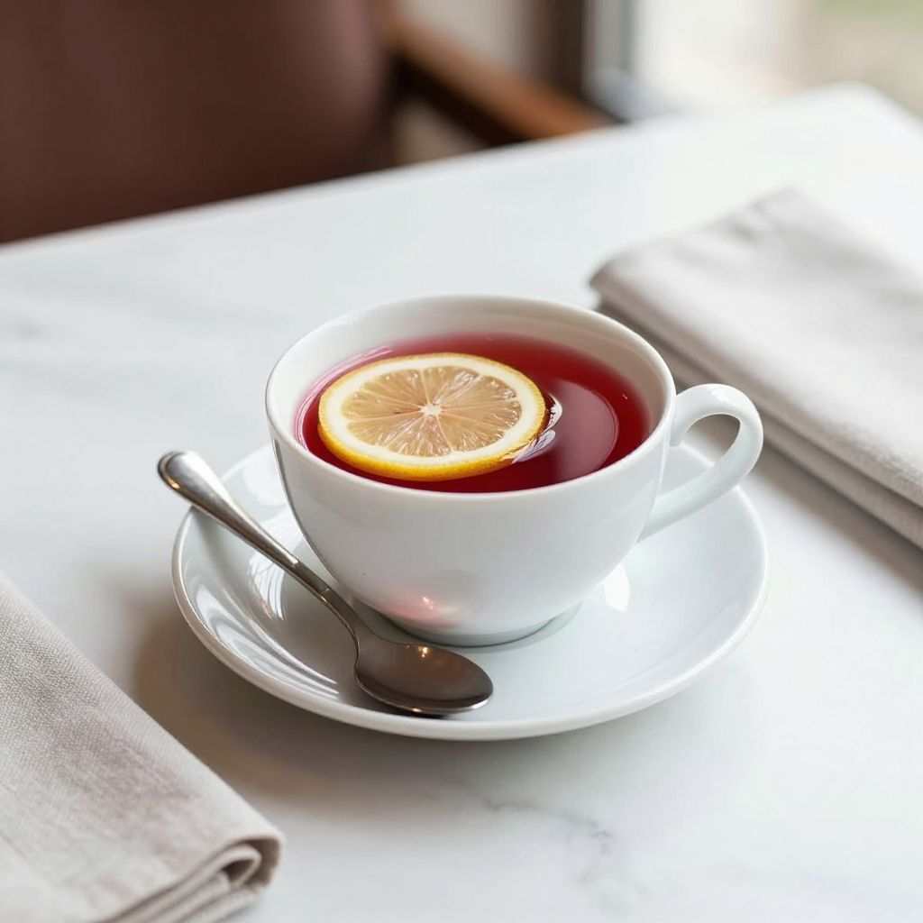 Raspberry Leaf Tea Serving Suggestion