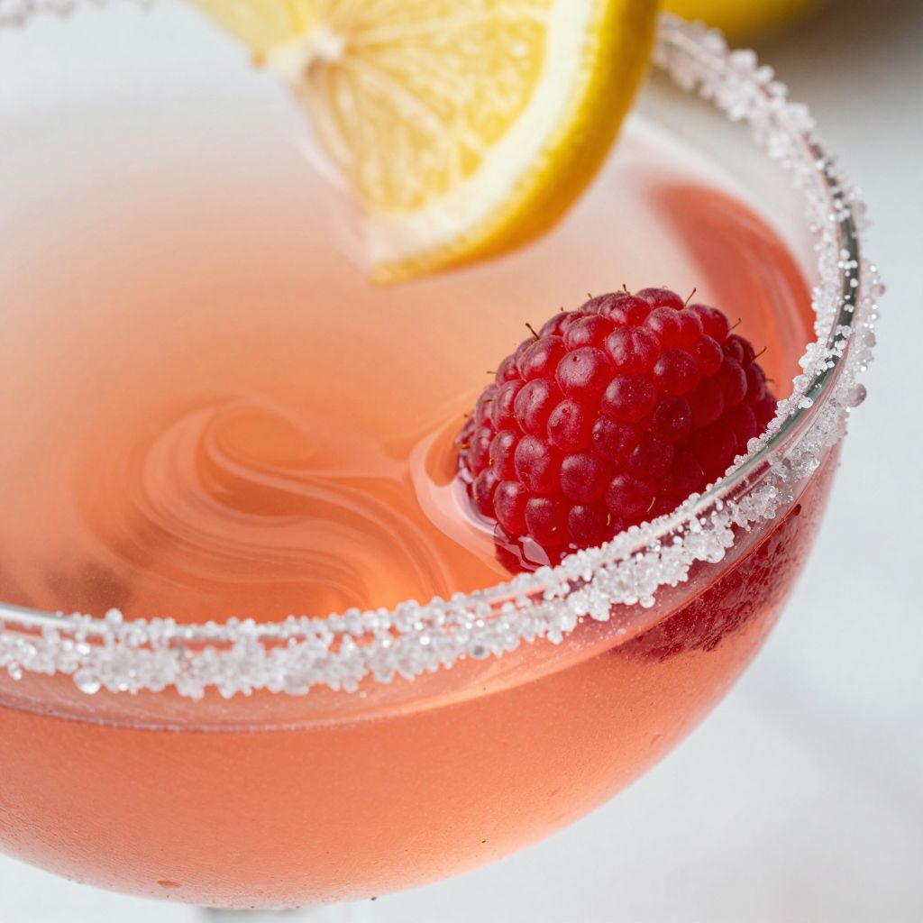 Raspberry Lemon Drop Cocktail