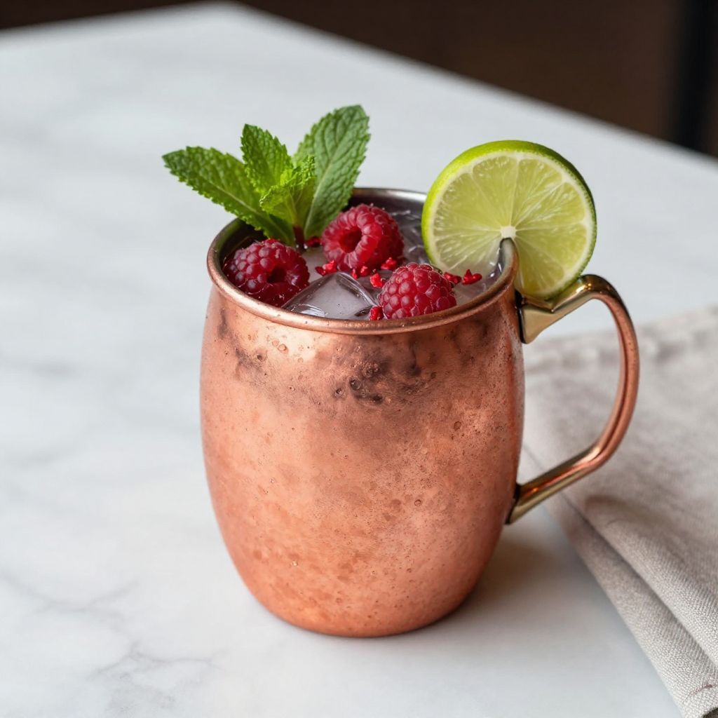 Raspberry Mule Cocktail