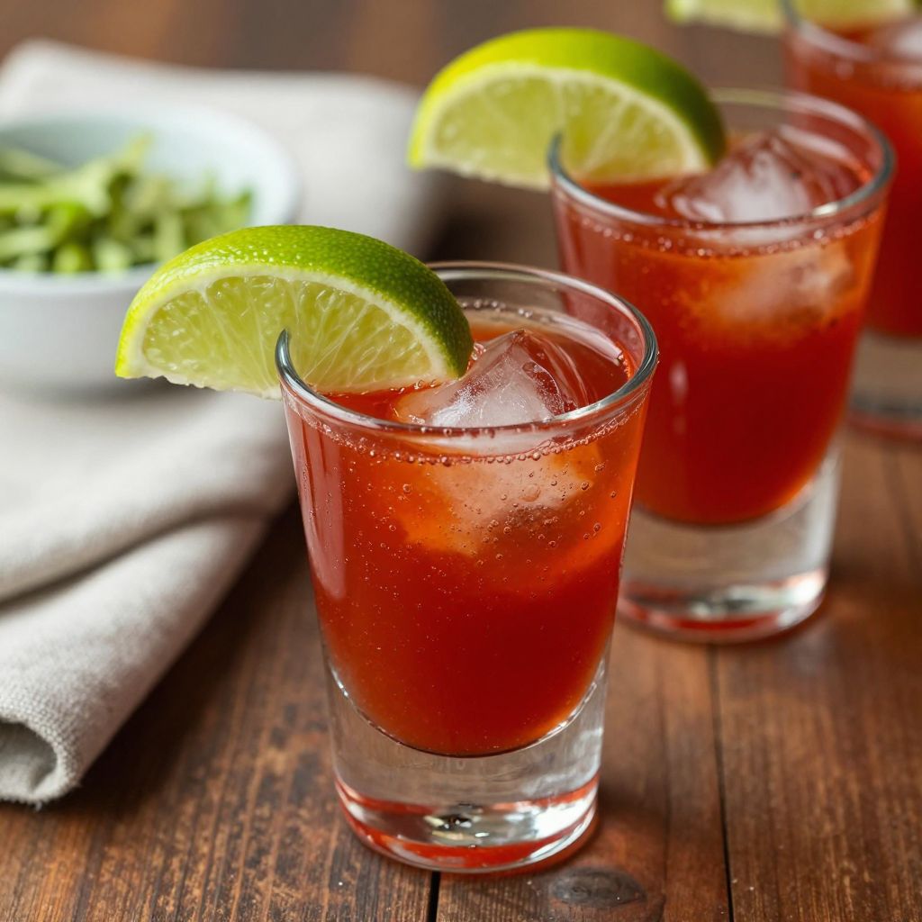 Red Snapper Shot Served