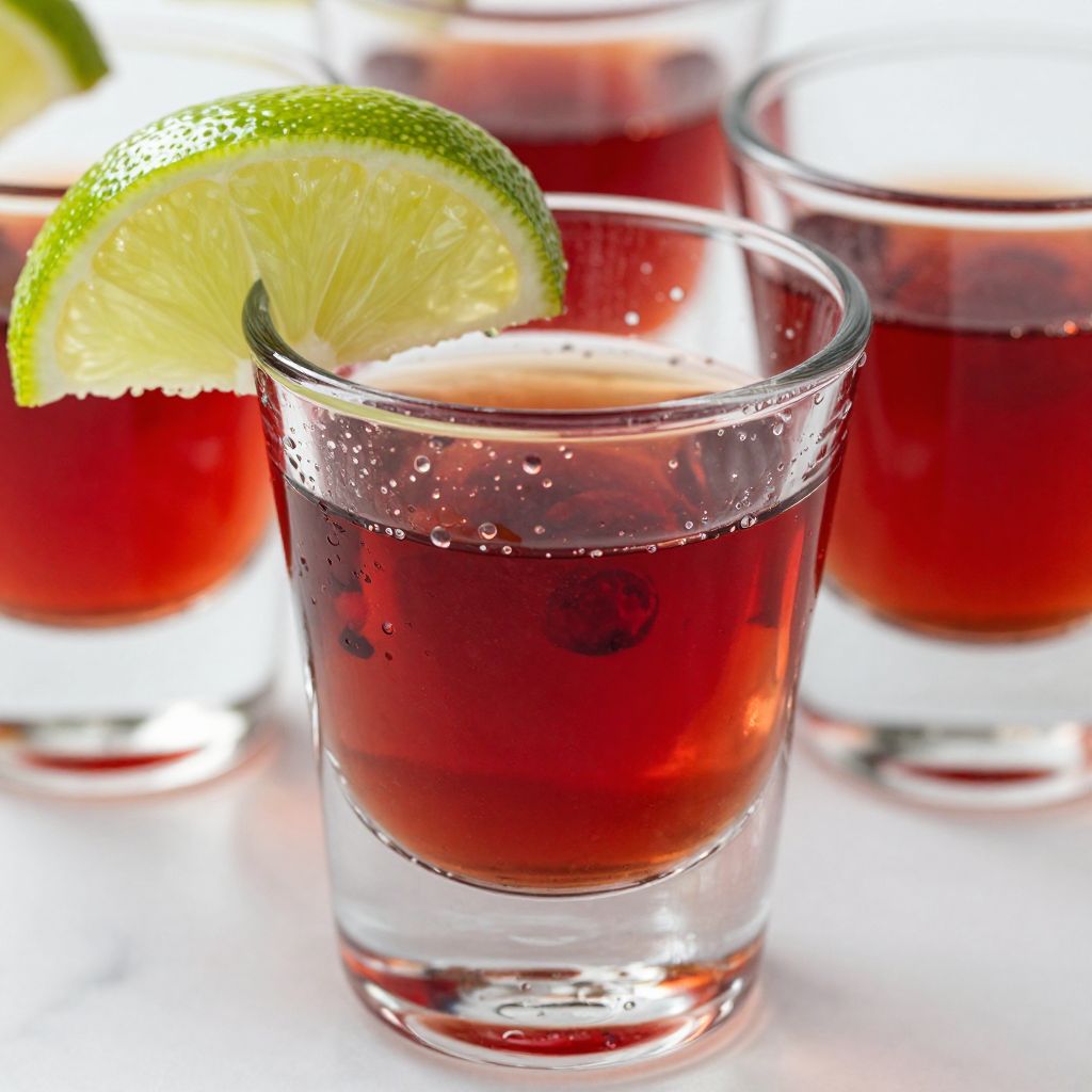 Red Tea Shots preparing step