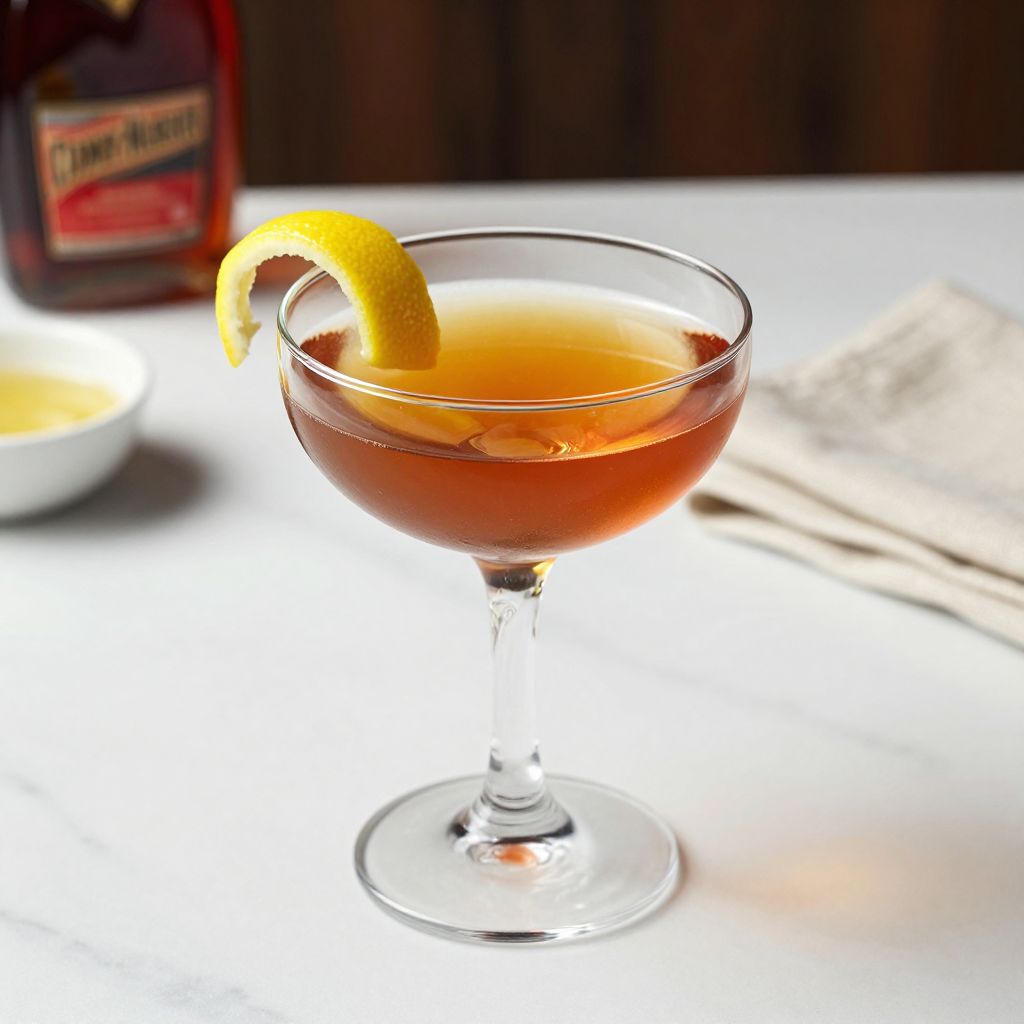 Remy Sidecar cocktail served