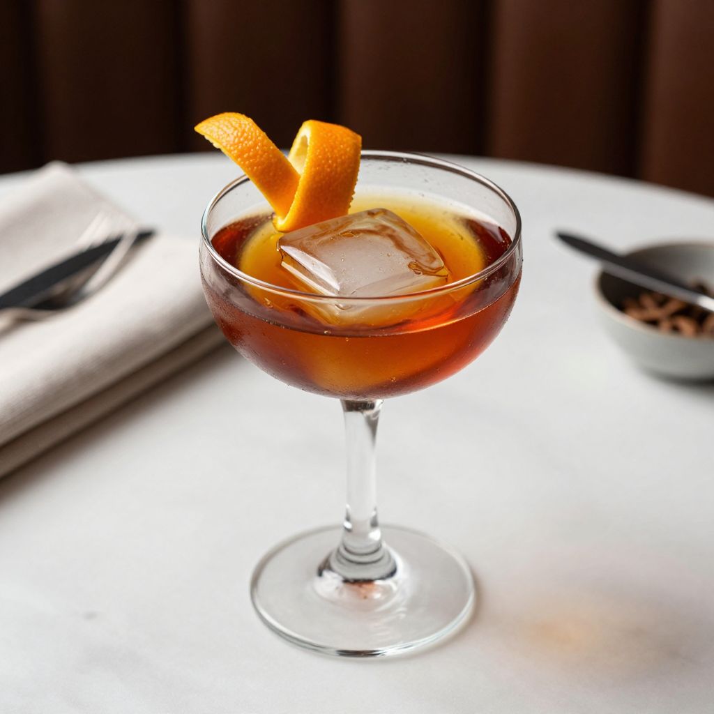 Finished Revolver cocktail