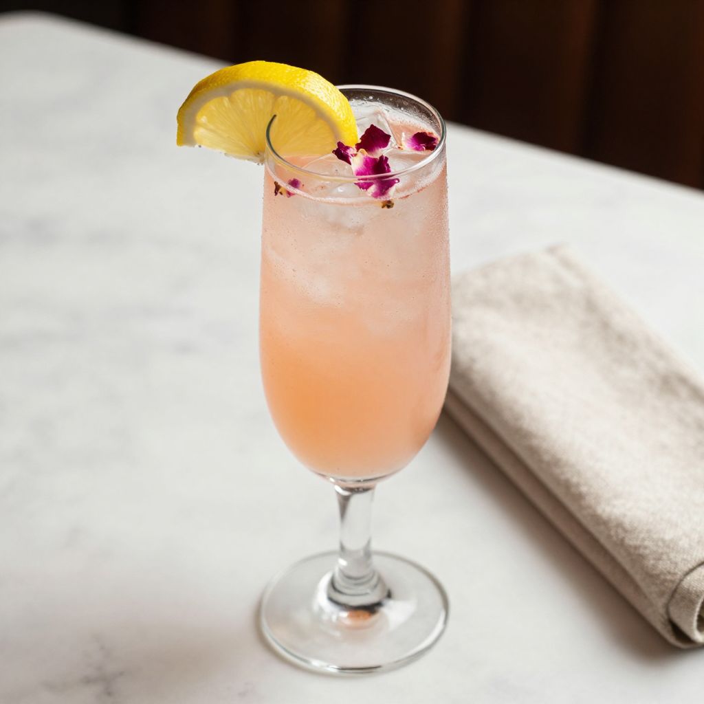 Rose Lemonade Finished Drink