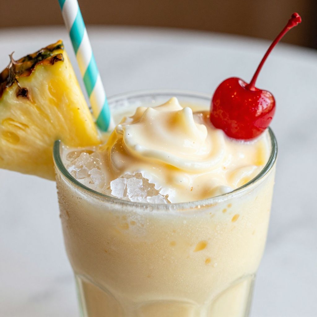 Skinny Pina Colada step preparation
