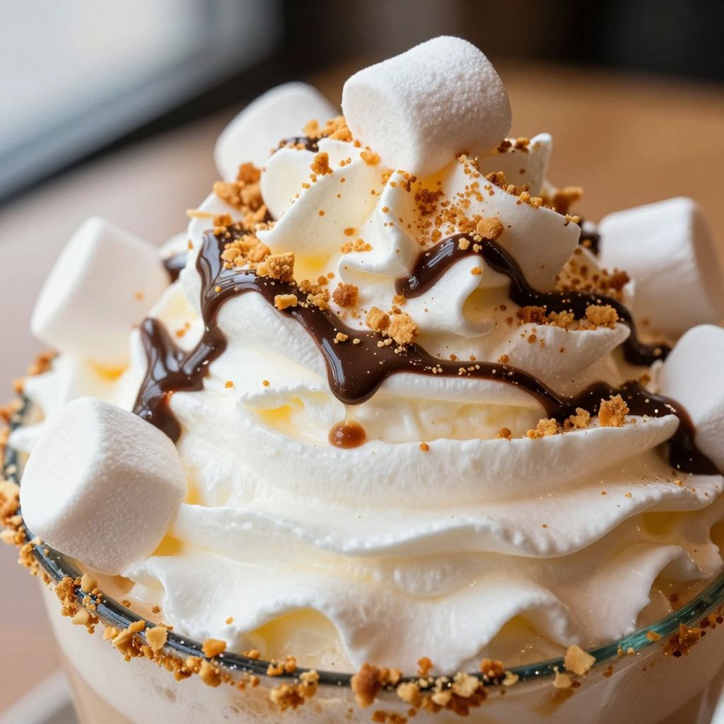 S'mores Latte Preparation