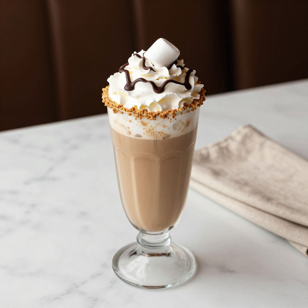 S'mores Latte Ready to Serve