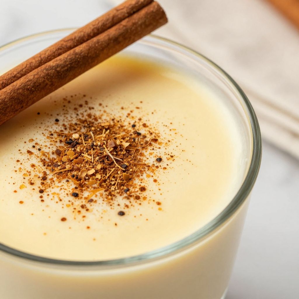 Spiked Eggnog with Rum
