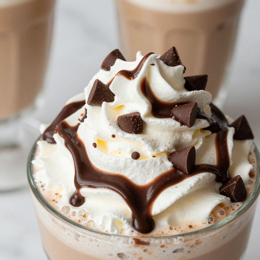 Starbucks Java Chip Frappuccino step by step