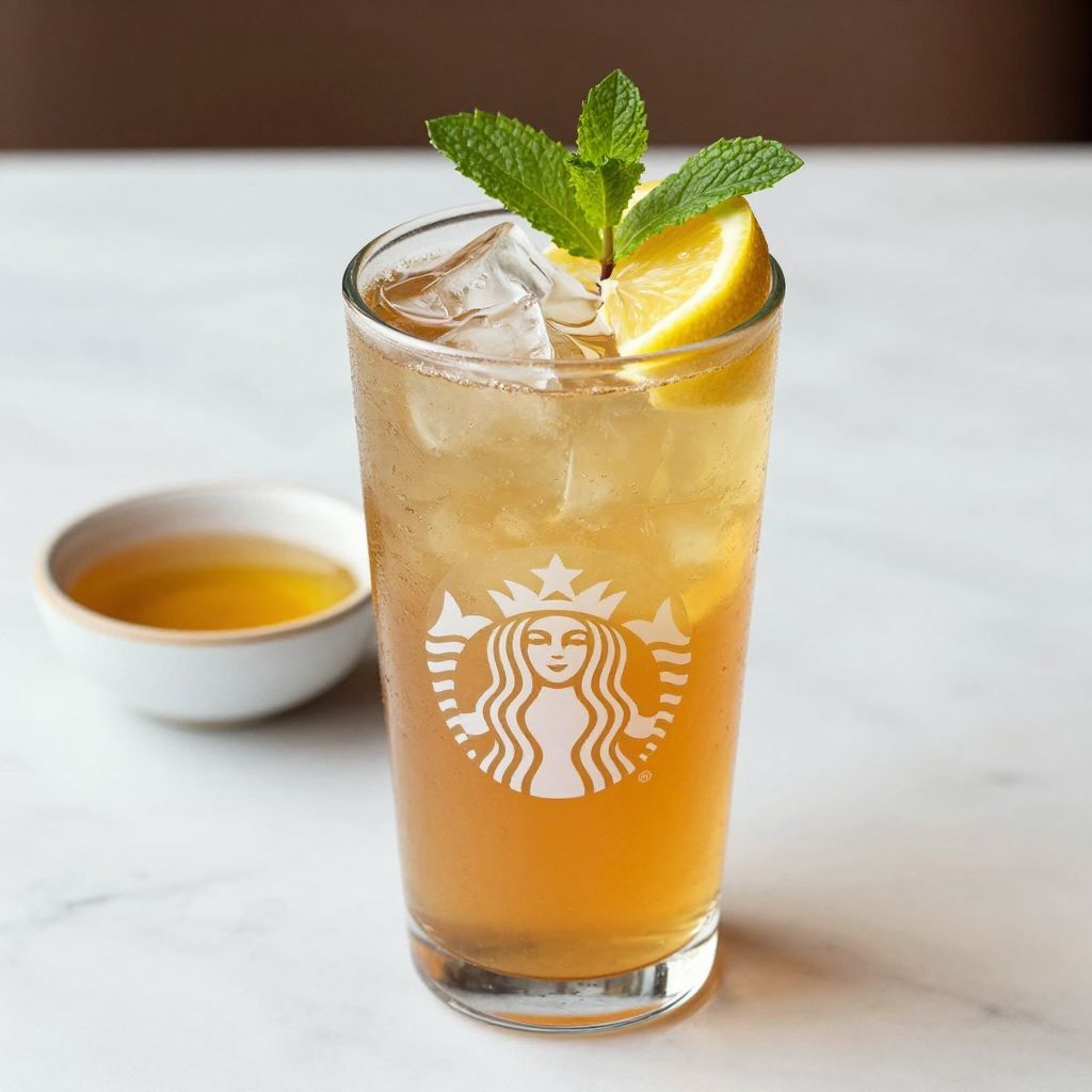 Starbucks Honey Citrus Mint Tea Final Drink