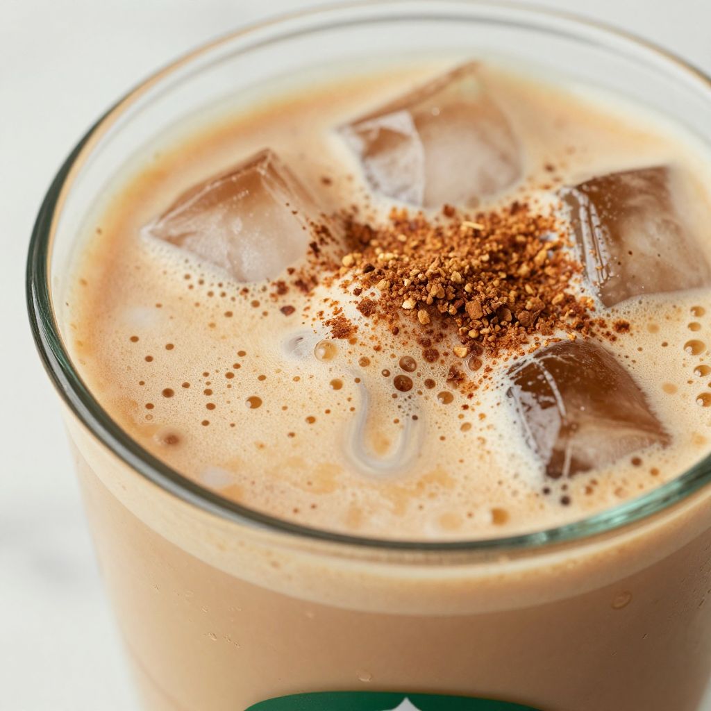 Making Starbucks Iced Latte