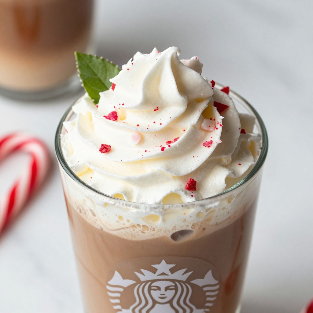Starbucks peppermint mocha step by step