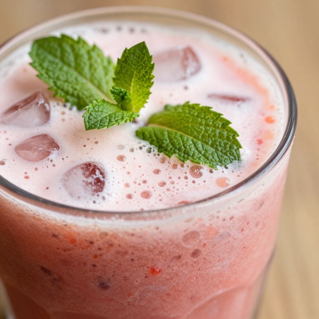 Strawberry Acai Lemonade Refresher Process
