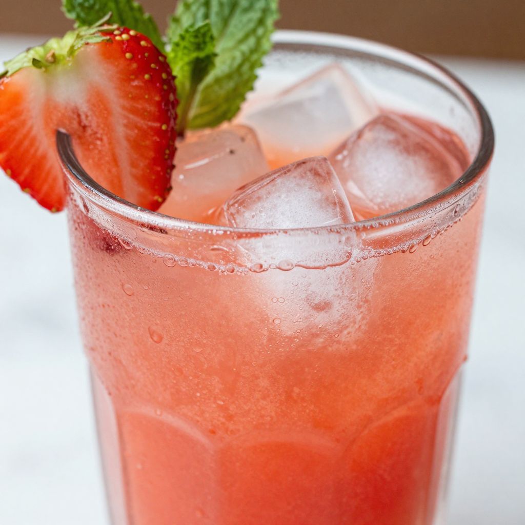 Strawberry Agua Fresca Preparation