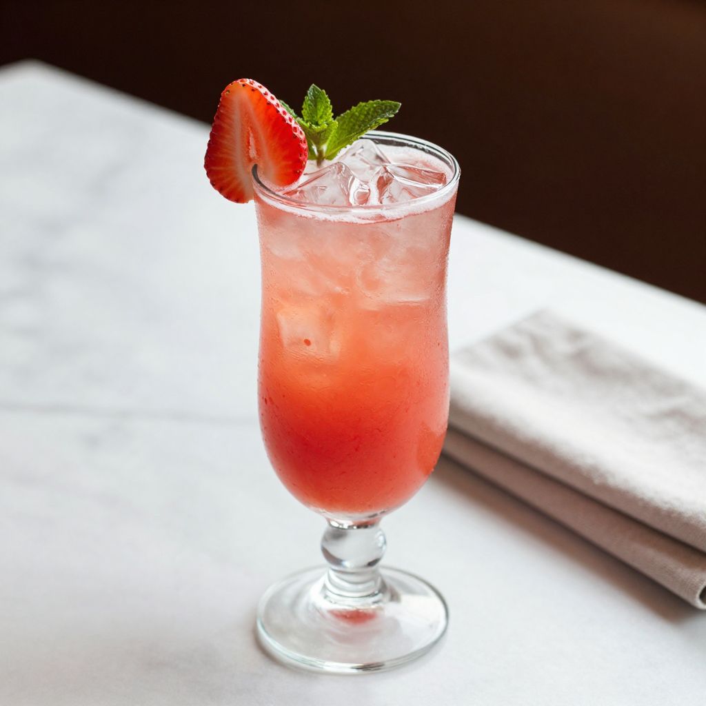 Strawberry Agua Fresca Final Product