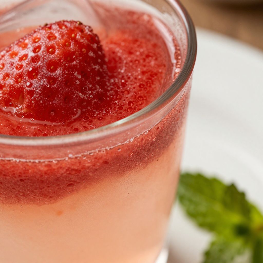 Ingredients for Strawberry Lemonade Refresher
