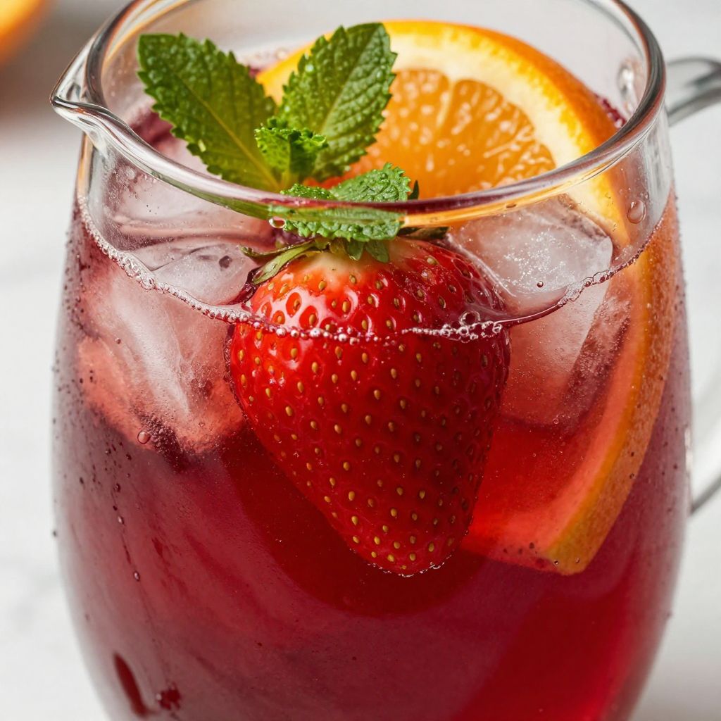 Strawberry Sangria preparation steps