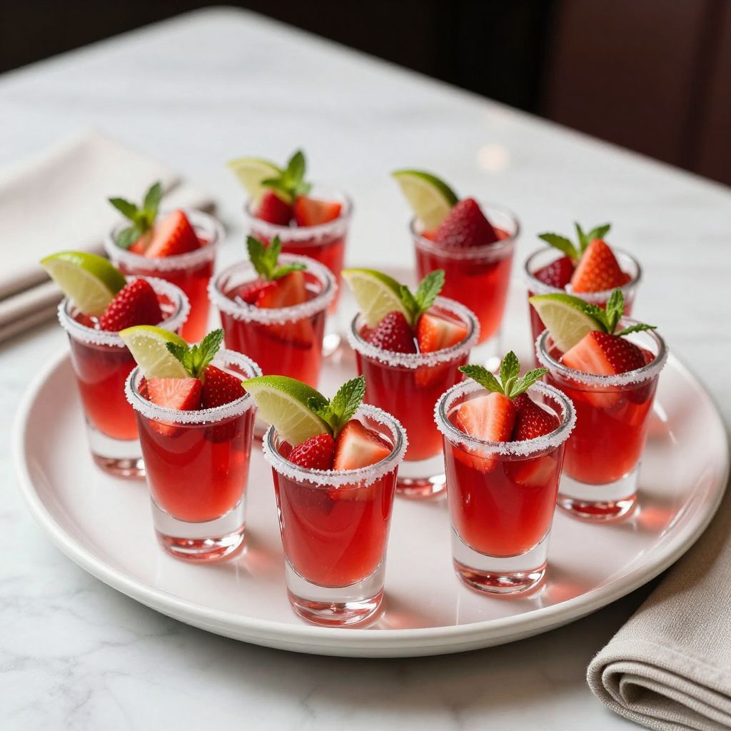Strawberry Tequila Jello Shots
