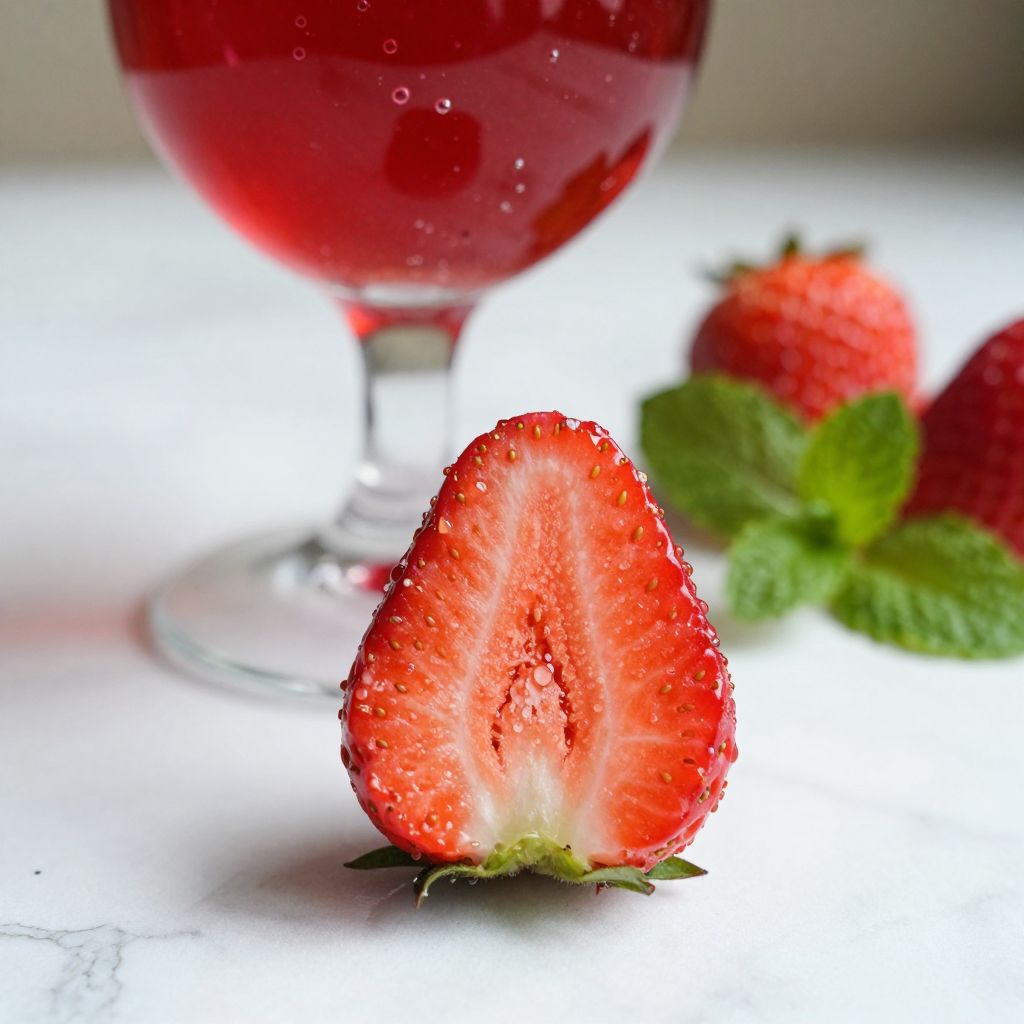 Strawberry wine preparation