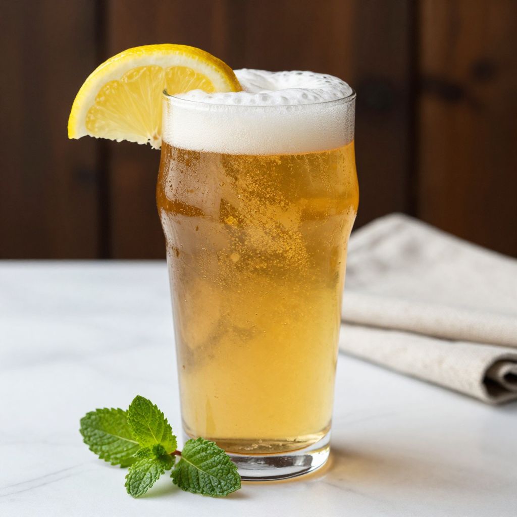 Brewed Summer Citrus Ale served chilled