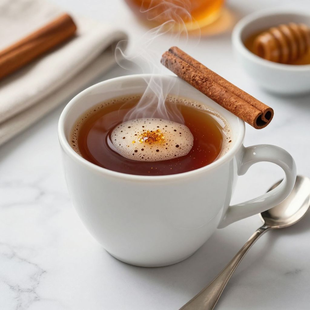 Vanilla chai tea served in cups