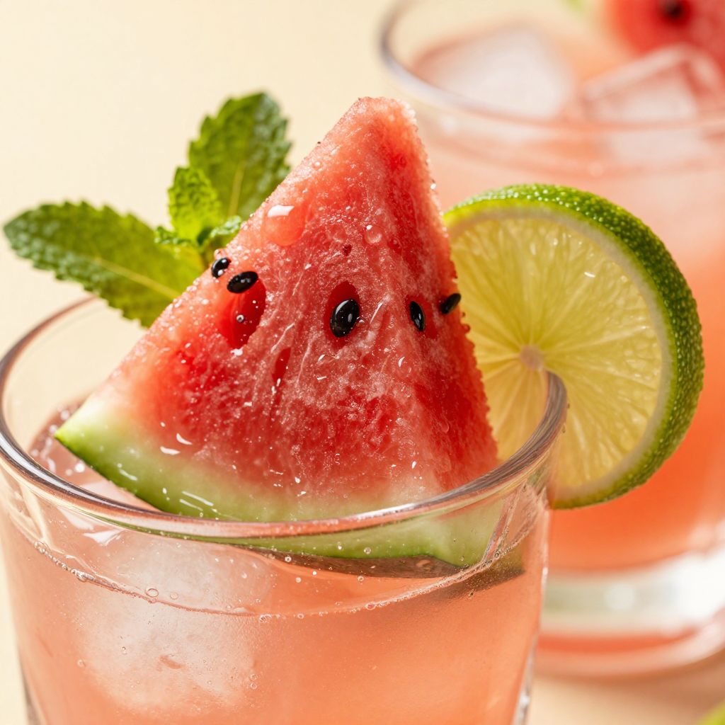 Watermelon Vodka Drink Step