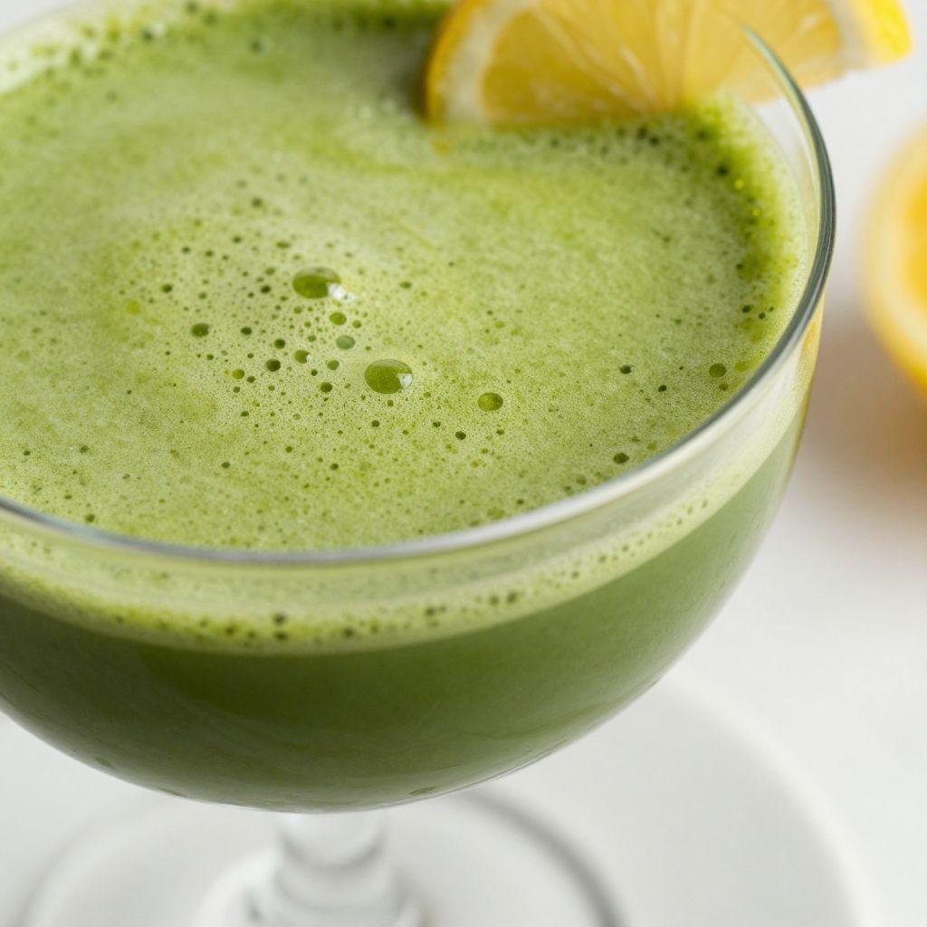 Matcha Cocktail Preparation Steps