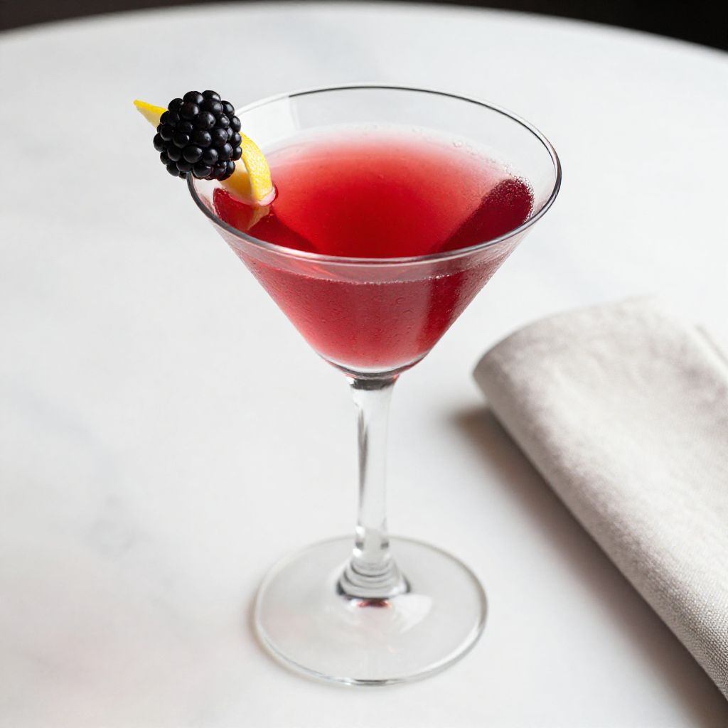 Blackberry Martini Drink