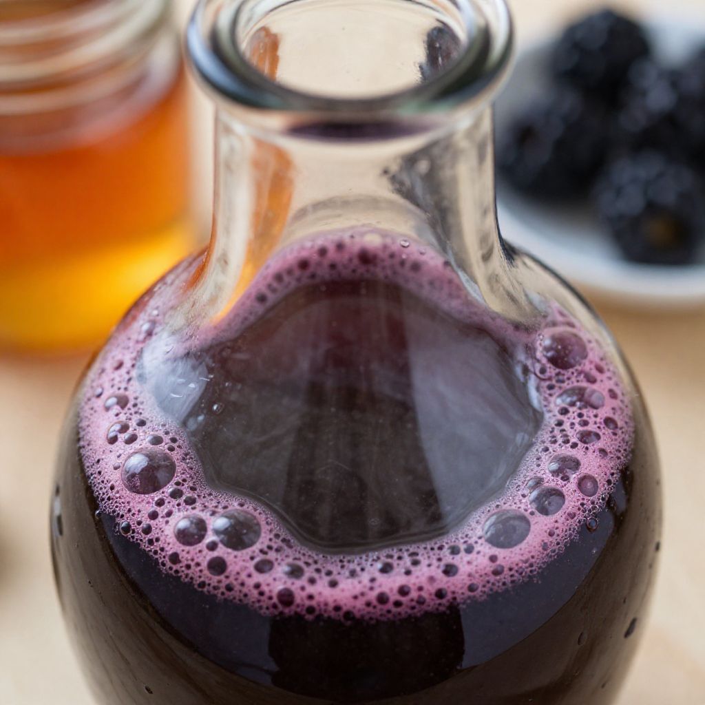Making Blackberry Mead