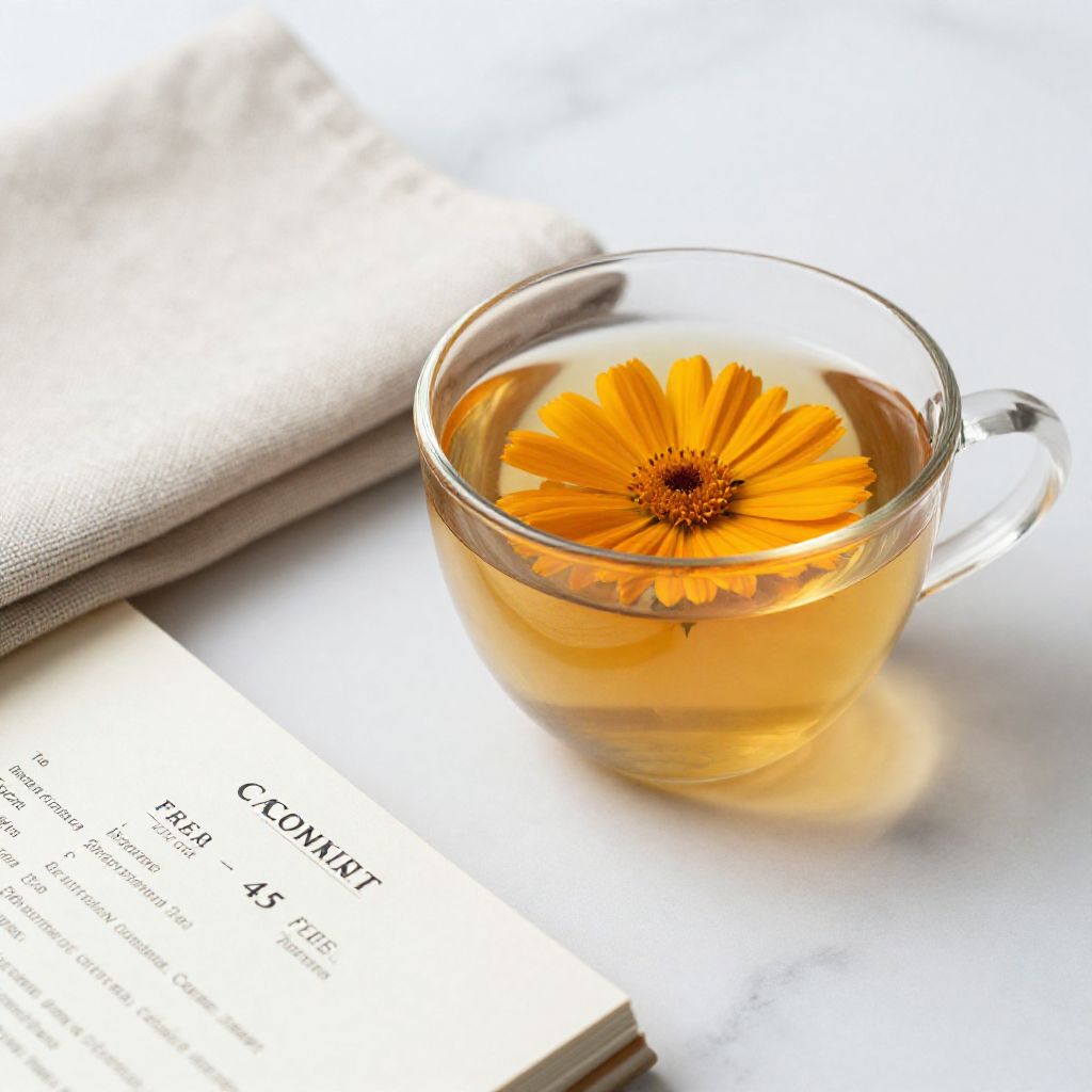 Calendula Tea Final Result