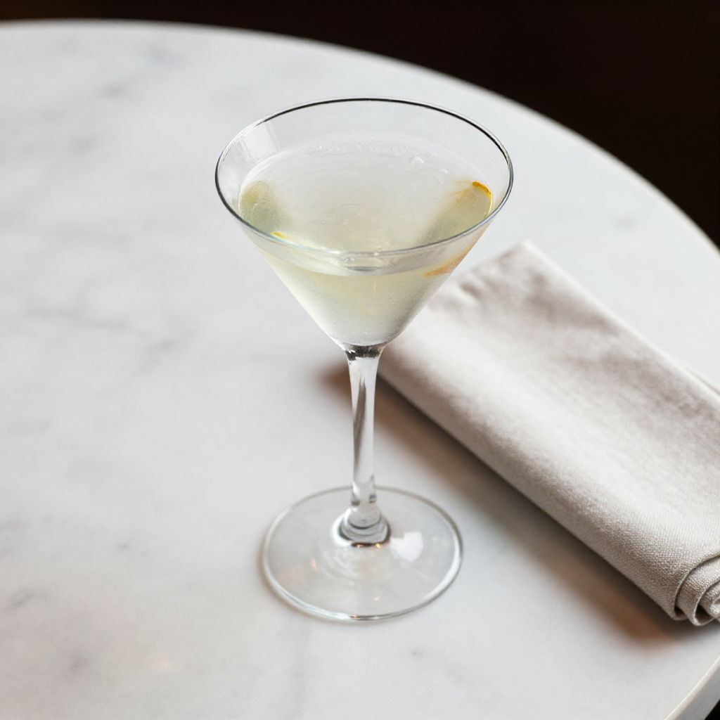 Beautifully served Dry Gin Martini