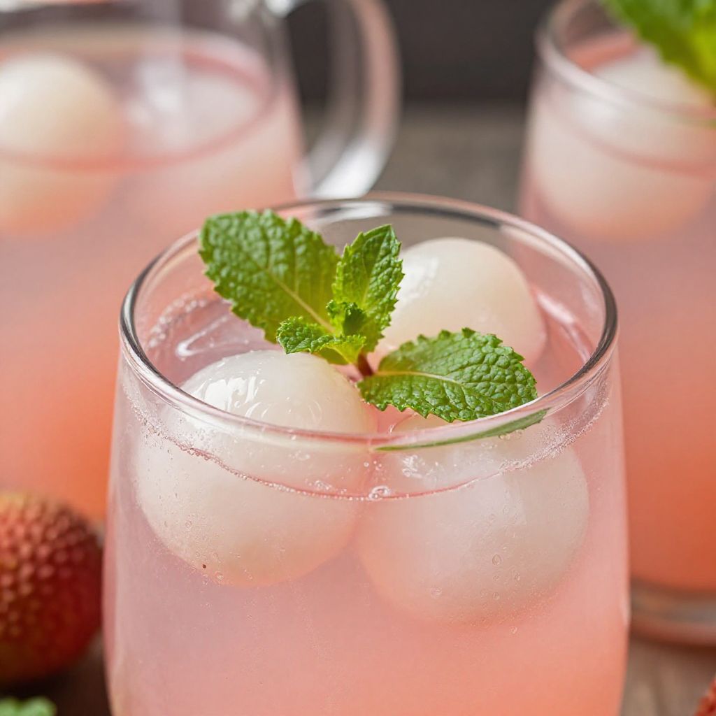 Lychee Lemonade Preparation