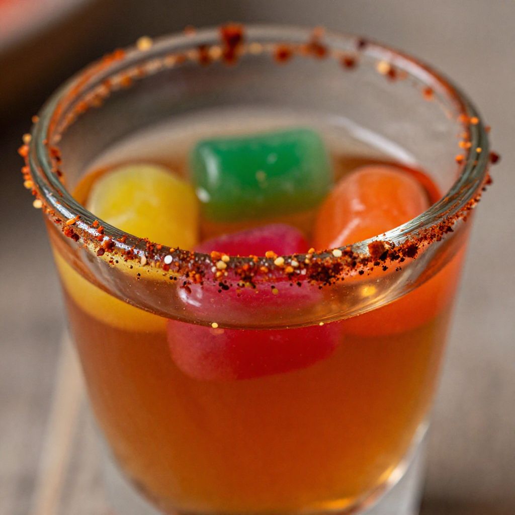 Mexican Candy Shot Preparation Image