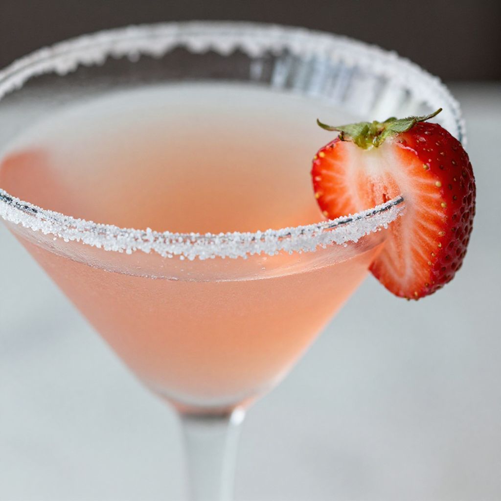 Strawberry Lemon Drop Martini