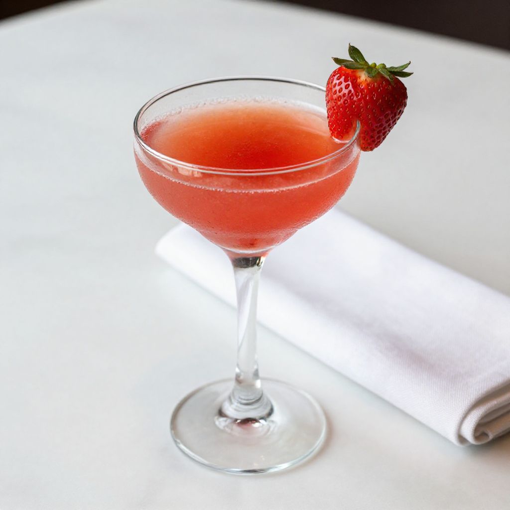 Strawberry Lemon Drop Presentation